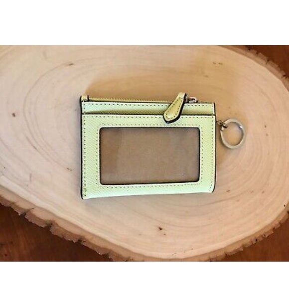 NWT Coach Mini Rowan Satchel with Zip ID case Pale Lime - Picture 6 of 8